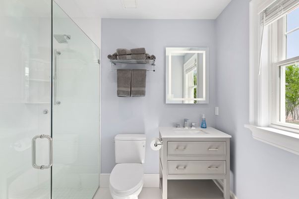 Bathroom, Glass Shower, Interior