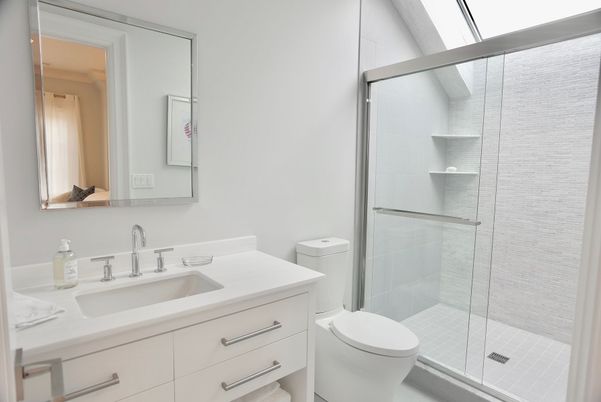 Bathroom, Glass Shower, Interior