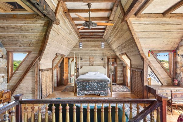 Interior, Stone Walls, Wooden Beams, Wooden Ceilings