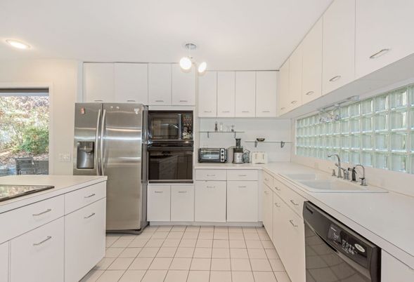 Interior, Kitchen, Recessed Lighting, Stainless Steel Appliances