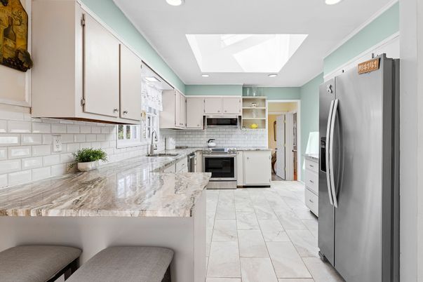 Interior, Kitchen, Recessed Lighting, Stainless Steel Appliances