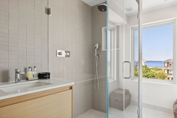 Bathroom, Glass Shower, Interior, Water