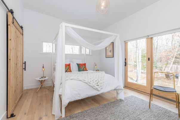 Bedroom, Interior, Wood Texture Flooring