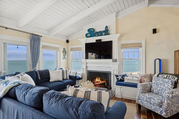 Fireplace, Interior, Living room, Water, Wood Texture Flooring