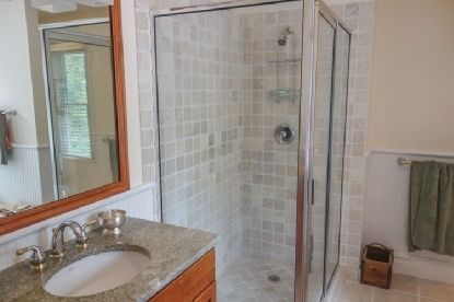 Bathroom, Glass Shower, Interior