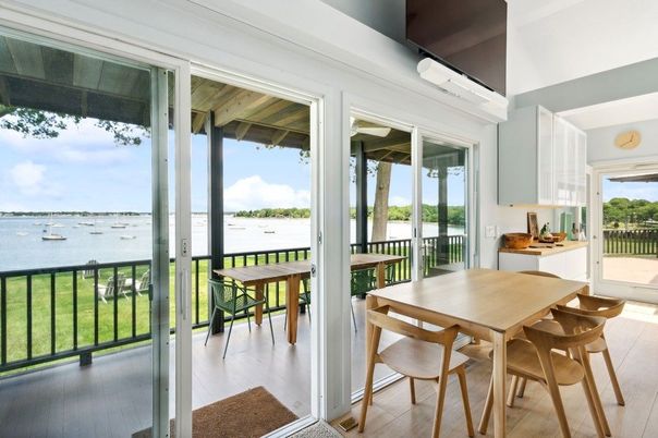Dining room, Interior, Water, Wood Texture Flooring