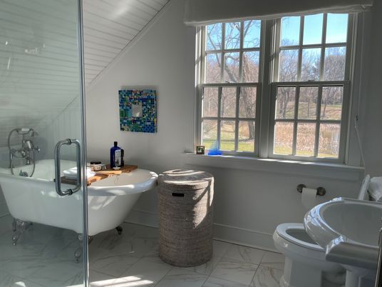 Bathroom, Free Standing Baths, Interior, Marble