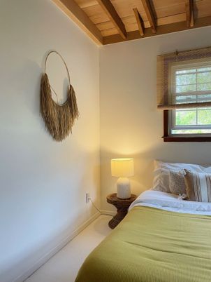 Bedroom, Interior, Wooden Beams, Wooden Ceilings