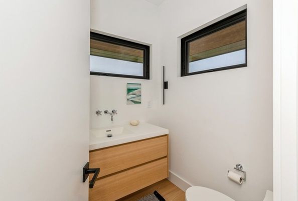 Bathroom, Interior, Wood Texture Flooring