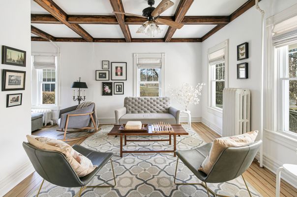 Interior, Living room, Wooden Beams, Wood Texture Flooring
