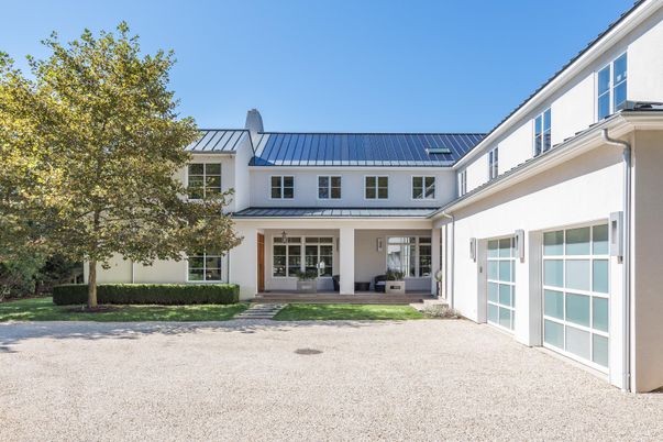 Attached, Exterior, Facade, Solar Panels, Farmhouse