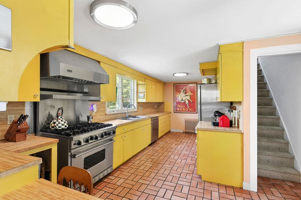 Interior, Kitchen, Recessed Lighting, Stainless Steel Appliances