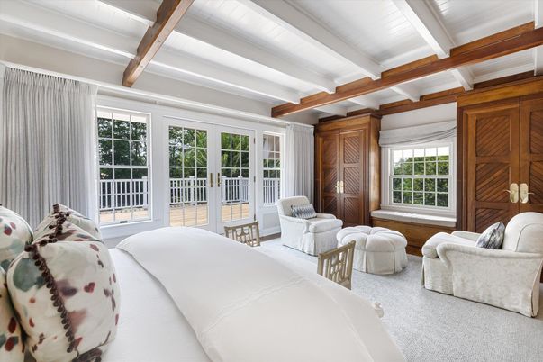 Bedroom, Interior, Wooden Beams