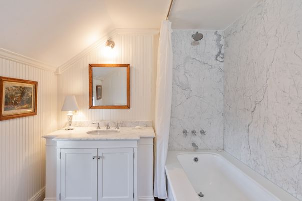 Bathroom, Interior, Marble Walls