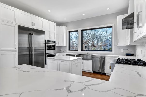 Interior, Kitchen, Recessed Lighting, Stainless Steel Appliances