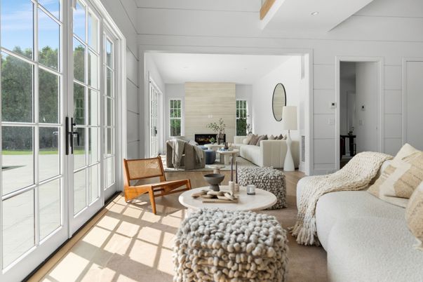 Fireplace, Interior, Living room, Recessed Lighting