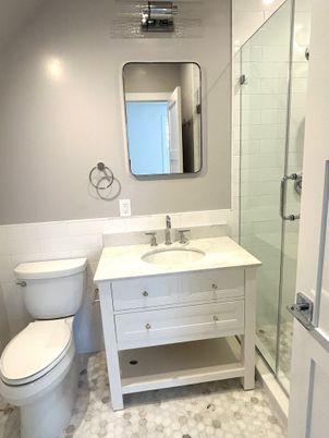 Bathroom, Glass Shower, Interior