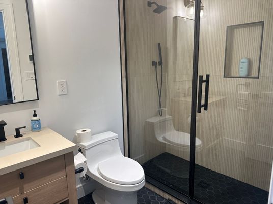 Bathroom, Glass Shower, Interior