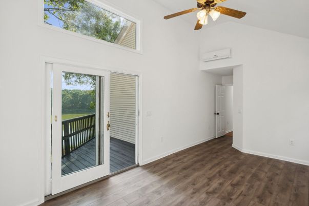 Empty room, Interior, Wood Texture Flooring