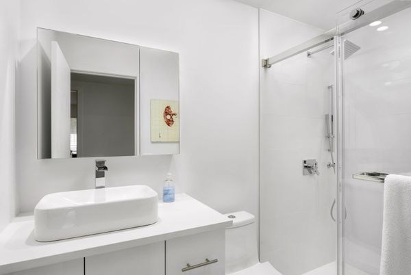 Bathroom, Glass Shower, Interior