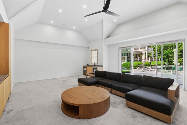 Interior, Living room, Recessed Lighting