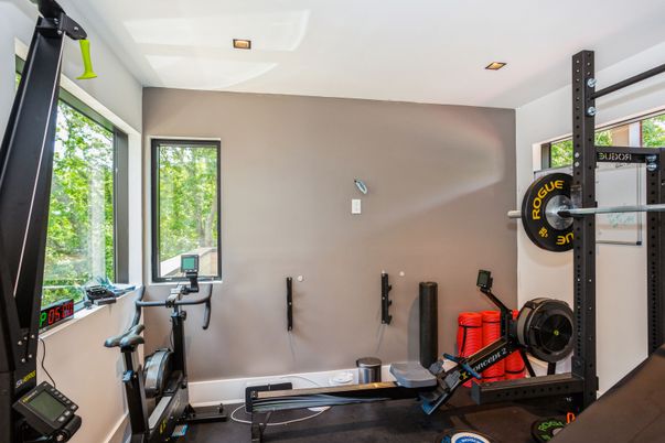Fitness Equipment, Interior, Recessed Lighting