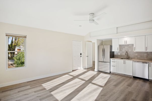 Interior, Kitchen, Wood Texture Flooring