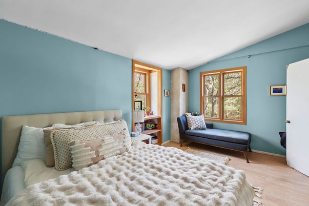 Bedroom, Interior, Wood Texture Flooring