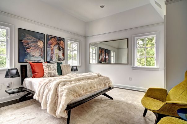 Bedroom, Interior, Recessed Lighting