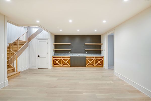Interior, Recessed Lighting, Wood Texture Flooring