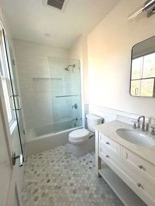 Bathroom, Glass Shower, Interior