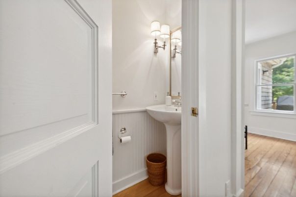 Bathroom, Interior, Wood Texture Flooring