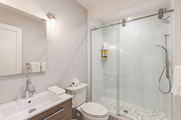 Bathroom, Glass Shower, Interior