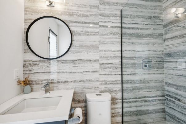 Bathroom, Glass Shower, Interior