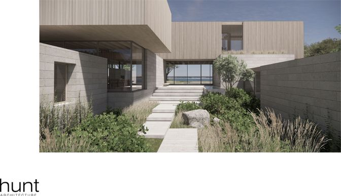 Exterior, Facade, Modern