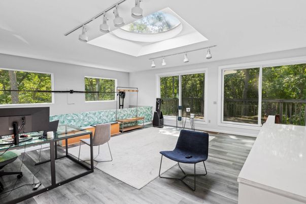 Home Office, Interior, Wood Texture Flooring