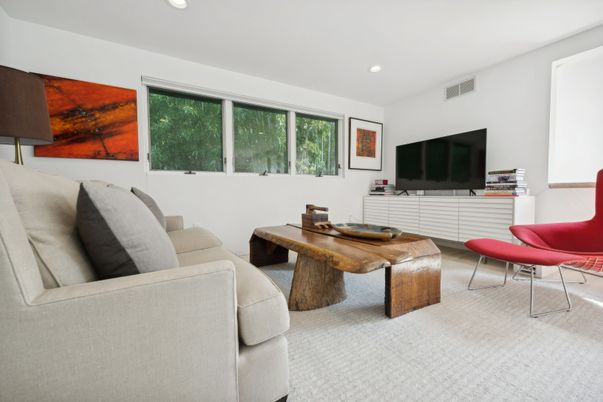 Interior, Living room, Recessed Lighting