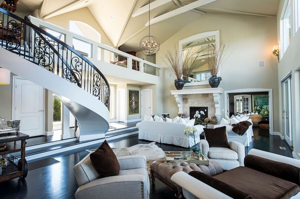 Chandelier, Fireplace, Interior, Living room, Pendant Lights, Wood Texture Flooring