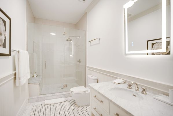 Bathroom, Glass Shower, Interior