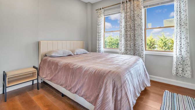 Bedroom, Interior, Wood Texture Flooring