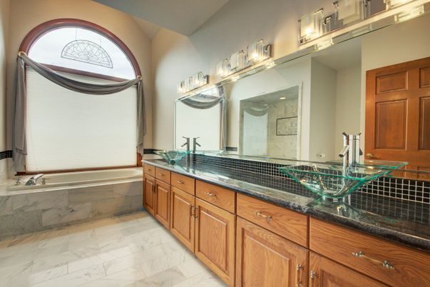 Bathroom, Dual Sink Vanities, Interior, Marble
