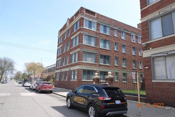 Exterior, Facade, Brick Facade, Condo Building