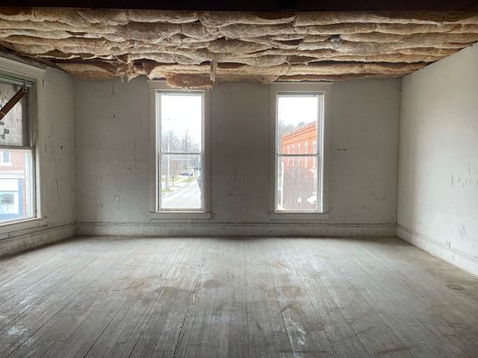 Empty room, Interior, Wooden Beams, Wooden Ceilings, Wood Texture Flooring