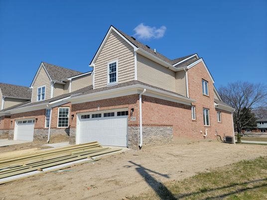 Attached, Exterior, Facade, Brick Facade, Farmhouse