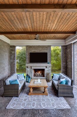 Fireplace, Interior, Living room, Stone Walls, Wooden Beams, Wooden Ceilings