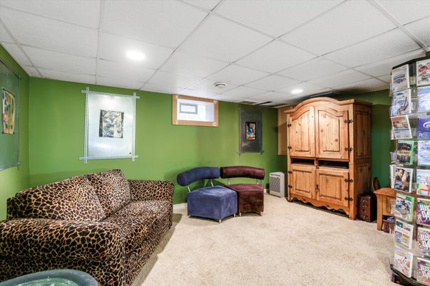 Interior, Living room, Recessed Lighting