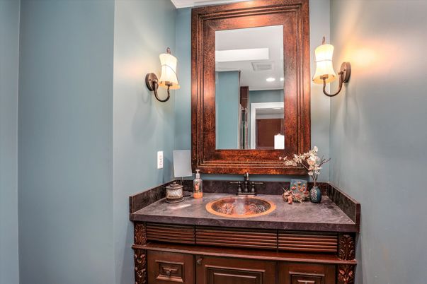 Bathroom, Interior, Recessed Lighting