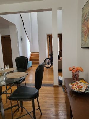 Dining room, Interior, Wood Texture Flooring