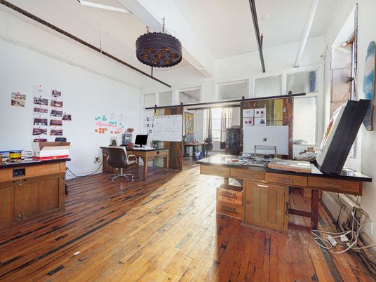 Home Office, Interior, Wood Texture Flooring