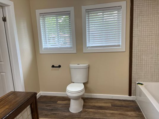 Bathroom, Interior, Wood Texture Flooring